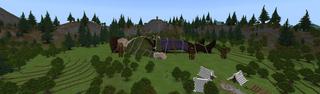 Panorama of the Minecraft Bedrock Marketplace product Gulliver's Travels Part One created by Wandering Wizards.