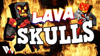 Thumbnail of the Minecraft Bedrock Marketplace product Lava Skulls created by Wandering Wizards.