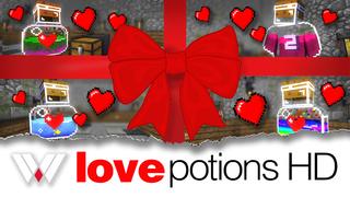 Thumbnail of the Minecraft Bedrock Marketplace product Love Potions HD created by Wandering Wizards.