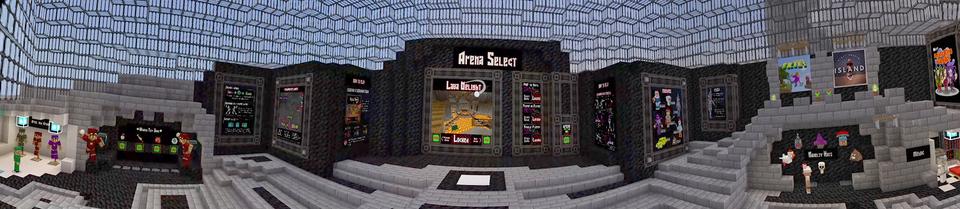 Panorama of the Minecraft Bedrock Marketplace product SnowQuake created by Wandering Wizards.