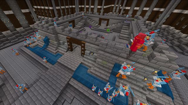 Screenshot of the Minecraft Bedrock Marketplace product SnowQuake created by Wandering Wizards.