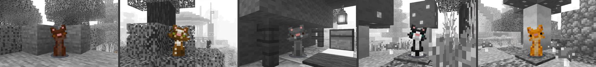 Panorama of the Minecraft Bedrock Marketplace product 100 Hidden Cats created by Waypoint Studios.