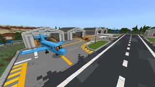 Screenshot of the Minecraft Bedrock Marketplace product Airport City created by Waypoint Studios.