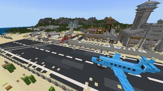 Screenshot of the Minecraft Bedrock Marketplace product Airport City created by Waypoint Studios.