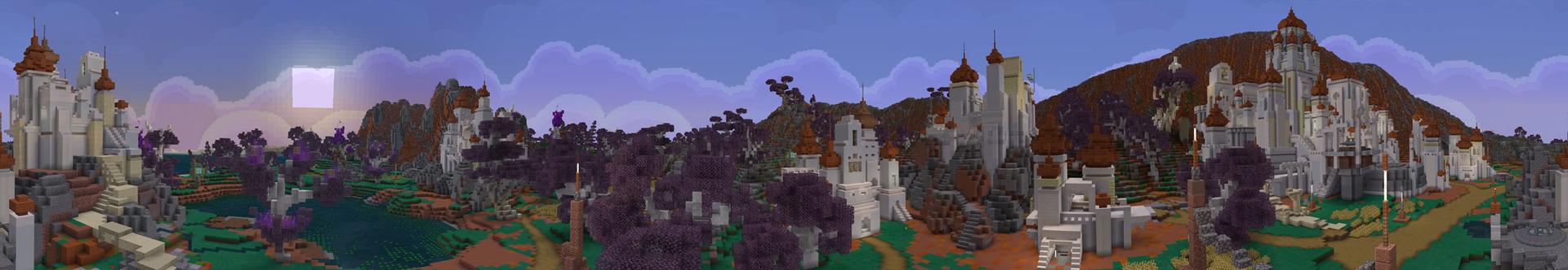 Panorama of the Minecraft Bedrock Marketplace product Alien Empire created by Waypoint Studios.