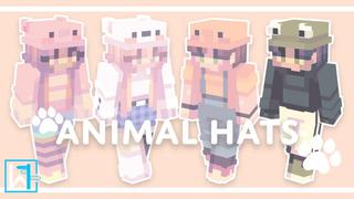 Thumbnail of the Minecraft Bedrock Marketplace product Animal Hats created by Waypoint Studios.