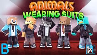 Thumbnail of the Minecraft Bedrock Marketplace product Animals Wearing Suits created by Waypoint Studios.