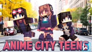 Thumbnail of the Minecraft Bedrock Marketplace product Anime City Teens created by Waypoint Studios.