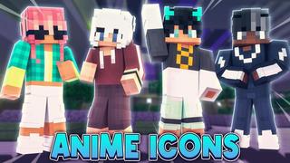 Thumbnail of the Minecraft Bedrock Marketplace product Anime Icons created by Waypoint Studios.