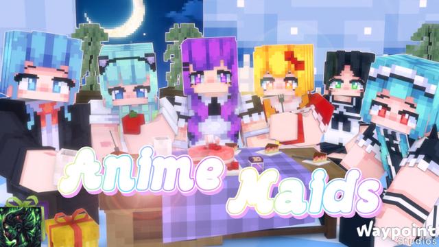Thumbnail of the Minecraft Bedrock Marketplace product Anime Maids created by Waypoint Studios.