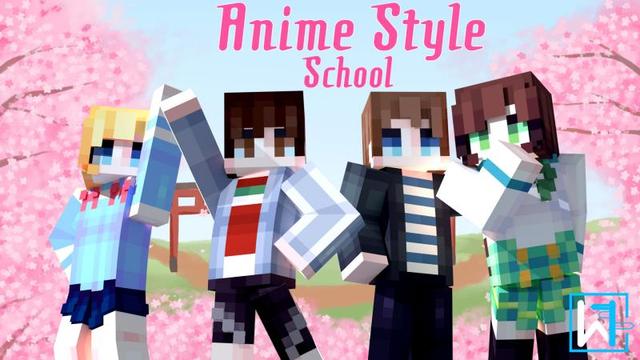 Thumbnail of the Minecraft Bedrock Marketplace product Anime Style School created by Waypoint Studios.