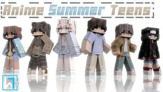 Thumbnail of the Minecraft Bedrock Marketplace product Anime Summer Teens created by Waypoint Studios.