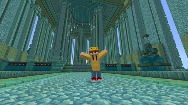 Screenshot of the Minecraft Bedrock Marketplace product Atlantis created by Waypoint Studios.