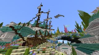 Screenshot of the Minecraft Bedrock Marketplace product Atlantis created by Waypoint Studios.