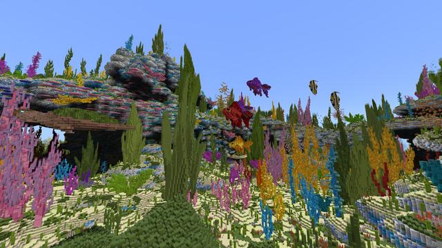 Screenshot of the Minecraft Bedrock Marketplace product Atlantis created by Waypoint Studios.