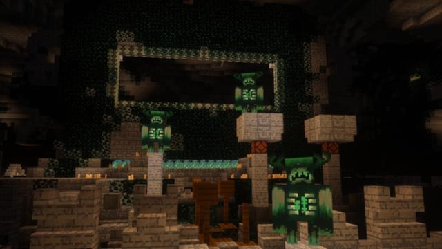 Screenshot of the Minecraft Bedrock Marketplace product Azure PVP created by Waypoint Studios.