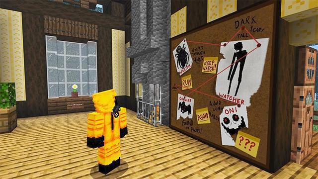 Screenshot of the Minecraft Bedrock Marketplace product Backrooms created by Waypoint Studios.