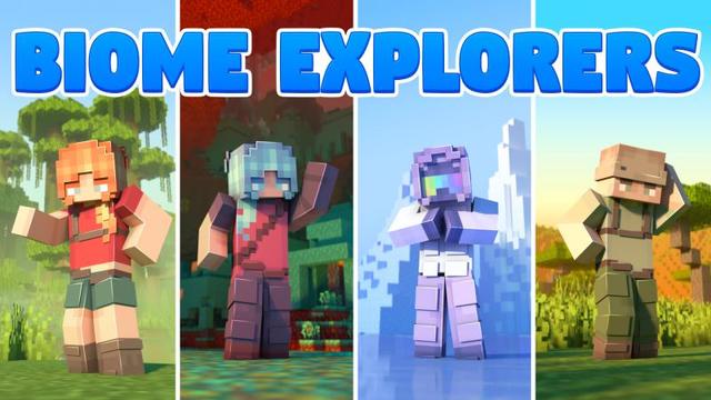 Thumbnail of the Minecraft Bedrock Marketplace product Biome Explorers created by Waypoint Studios.