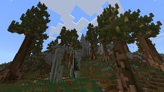 Screenshot of the Minecraft Bedrock Marketplace product Biome Parkour created by Waypoint Studios.
