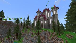 Screenshot of the Minecraft Bedrock Marketplace product Biome Parkour created by Waypoint Studios.
