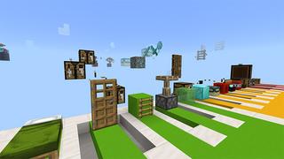 Screenshot of the Minecraft Bedrock Marketplace product Block Parkour created by Waypoint Studios.
