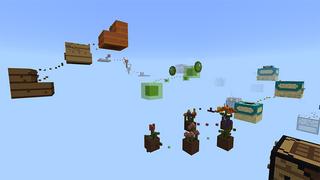 Screenshot of the Minecraft Bedrock Marketplace product Block Parkour created by Waypoint Studios.