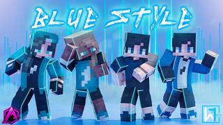 Thumbnail of the Minecraft Bedrock Marketplace product Blue Style created by Waypoint Studios.