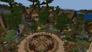 Screenshot of the Minecraft Bedrock Marketplace product Camp Adventure created by Waypoint Studios.