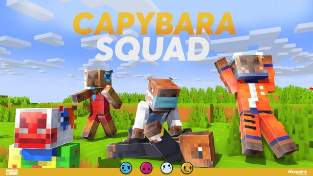 Thumbnail of the Minecraft Bedrock Marketplace product Capybara Squad created by Waypoint Studios.
