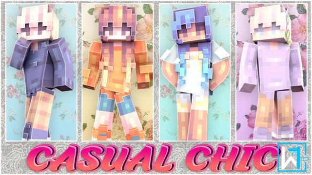 Thumbnail of the Minecraft Bedrock Marketplace product Casual Chic created by Waypoint Studios.