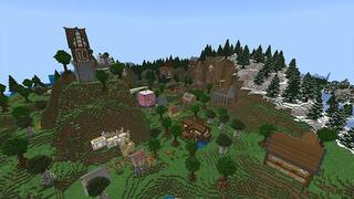 Screenshot of the Minecraft Bedrock Marketplace product CaveHouse Survival created by Waypoint Studios.