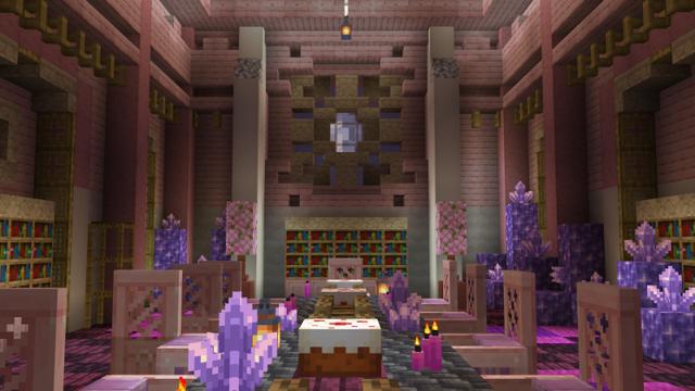 Screenshot of the Minecraft Bedrock Marketplace product Cherry Castle created by Waypoint Studios.