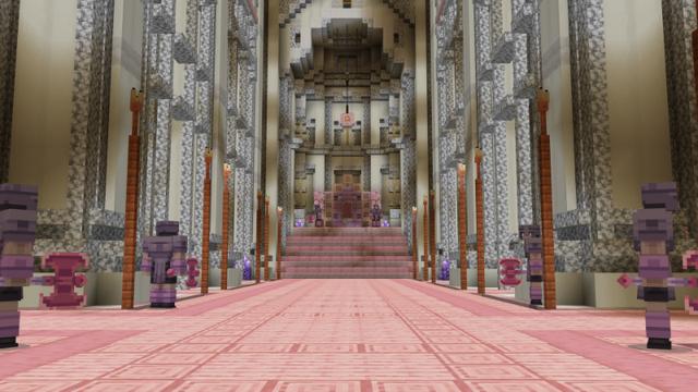 Screenshot of the Minecraft Bedrock Marketplace product Cherry Castle created by Waypoint Studios.