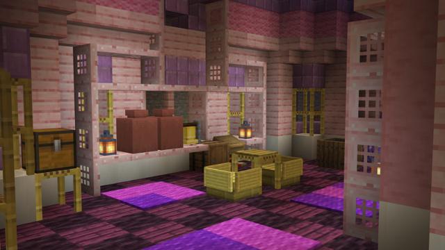 Screenshot of the Minecraft Bedrock Marketplace product Cherry Castle created by Waypoint Studios.