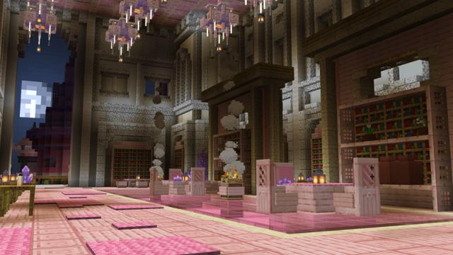 Screenshot of the Minecraft Bedrock Marketplace product Cherry Castle created by Waypoint Studios.