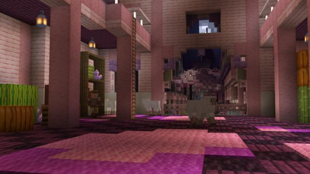 Screenshot of the Minecraft Bedrock Marketplace product Cherry Castle created by Waypoint Studios.