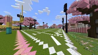 Screenshot of the Minecraft Bedrock Marketplace product Kirsche Möbel created by Waypoint Studios.