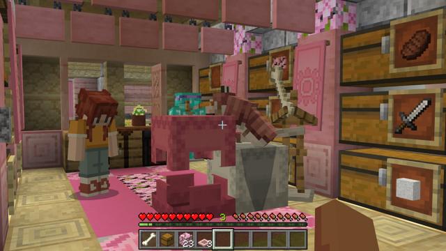 Screenshot of the Minecraft Bedrock Marketplace product Cherry Spring House created by Waypoint Studios.