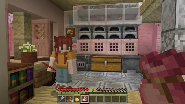 Screenshot of the Minecraft Bedrock Marketplace product Cherry Spring House created by Waypoint Studios.