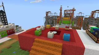 Screenshot of the Minecraft Bedrock Marketplace product City Bed Wars created by Waypoint Studios.