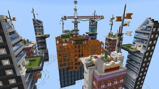 Screenshot of the Minecraft Bedrock Marketplace product City Bed Wars created by Waypoint Studios.