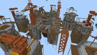 Screenshot of the Minecraft Bedrock Marketplace product City Bed Wars created by Waypoint Studios.