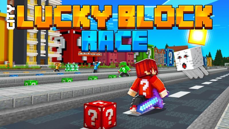 City Lucky Block Race by Waypoint Studios | CHUNK - Minecraft Bedrock ...