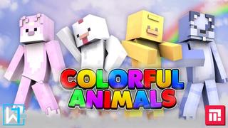 Thumbnail of the Minecraft Bedrock Marketplace product Colorful Animals created by Waypoint Studios.