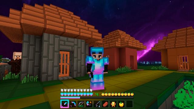 Screenshot of the Minecraft Bedrock Marketplace product Cotton Candy 16x PvP Pack created by Waypoint Studios.
