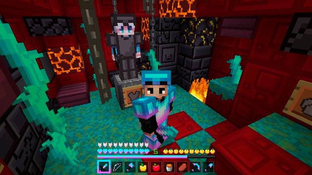 Screenshot of the Minecraft Bedrock Marketplace product Cotton Candy 16x PvP Pack created by Waypoint Studios.