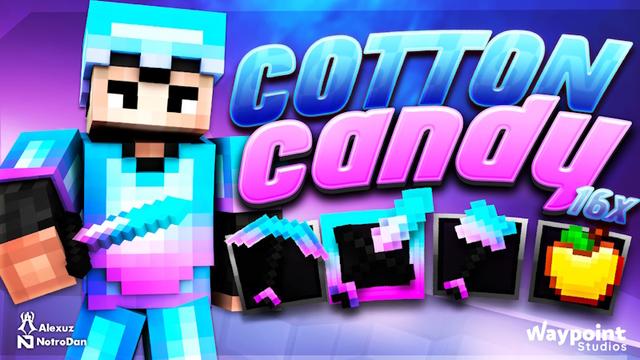 Thumbnail of the Minecraft Bedrock Marketplace product Cotton Candy 16x PvP Pack created by Waypoint Studios.