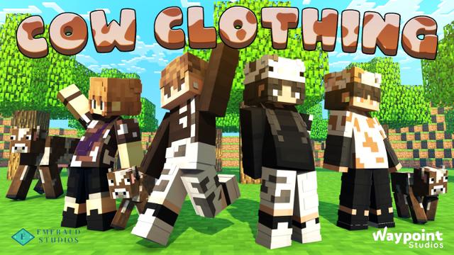 Thumbnail of the Minecraft Bedrock Marketplace product Cow Clothing created by Waypoint Studios.