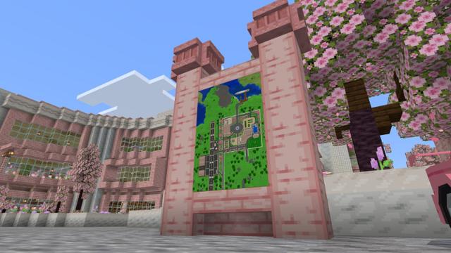 Screenshot of the Minecraft Bedrock Marketplace product Cozy Blossom House created by Waypoint Studios.
