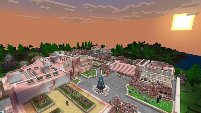 Screenshot of the Minecraft Bedrock Marketplace product Cozy Blossom House created by Waypoint Studios.